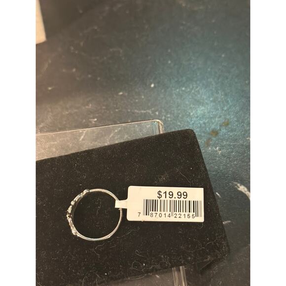 NWT Adorable Teddy Bear Stainless Steel Stackable Band with Swirl Accent Size 10 - Picture 4 of 5